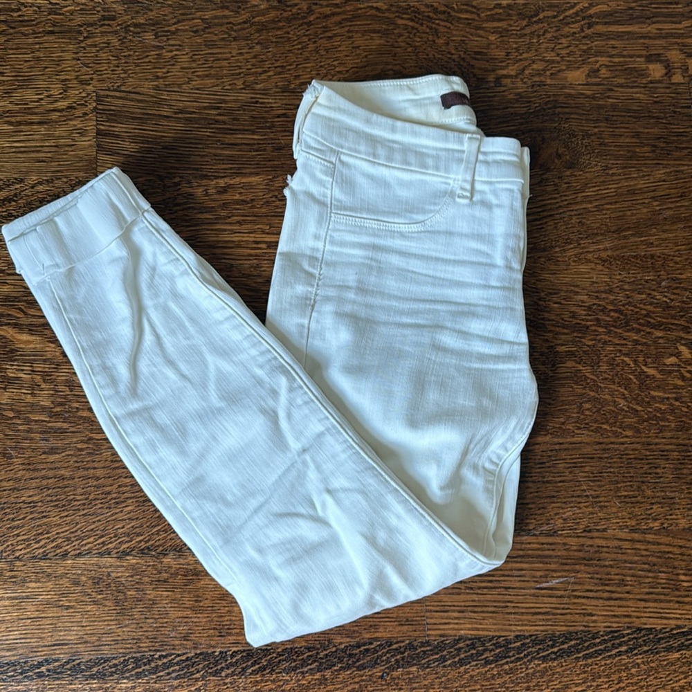 White Skinny Cropped Jeans
